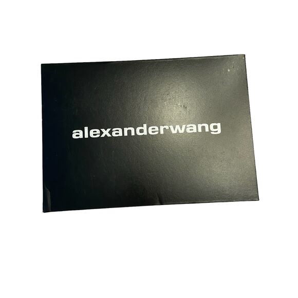 Alexander Wang Nova 145 Platform Sandals Studded Ankle Strap Leather Black Sz 38 - Picture 12 of 13